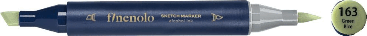 Deli Finenolo 163 1-7 mm kétvégű permanent ART marker - Green Bice