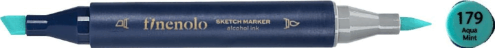 Deli Finenolo 179 1-7 mm kétvégű permanent ART marker - Aqua Mint