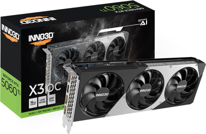 INNO3D GeForce RTX 5060 Ti 16GB GDDR7 X3 OC Videókártya