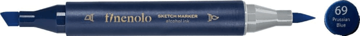 Deli Finenolo 69 1-7 mm kétvégű permanent ART marker - Prussian Kék