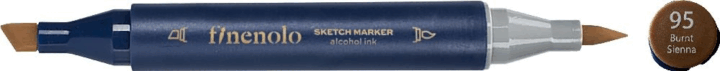 Deli Finenolo 95 1-7 mm kétvégű permanent ART marker - Burnt Sienna