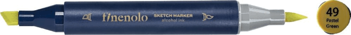 Deli Finenolo 49 1-7 mm kétvégű permanent ART marker - Pasztell zöld
