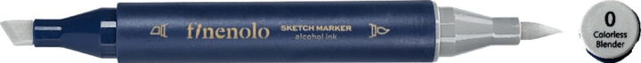 Deli Finenolo 1-7 mm kétvégű színtelen permanent ART marker összemosáshoz