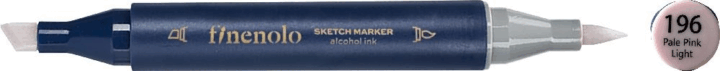 Deli Finenolo 196 1-7 mm kétvégű permanent ART marker - Pale Világos rózsaszín