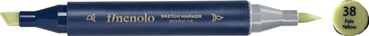 Deli Finenolo 38 1-7 mm kétvégű permanent ART marker - Pale Sárga