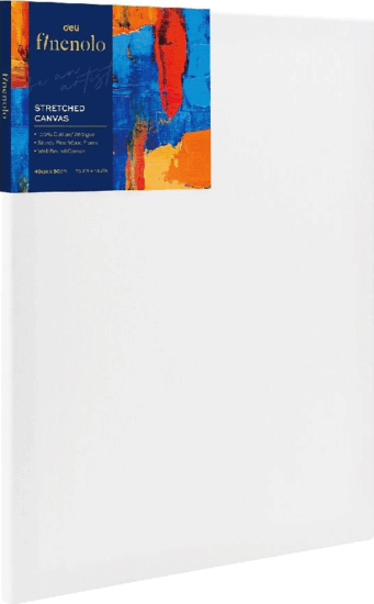 Deli Finenolo feszített festővászon 40 x 50 cm - Fehér