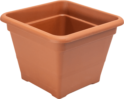 Flair Sydney 61143 szögletes 40x40 cm virágcserép - Terra