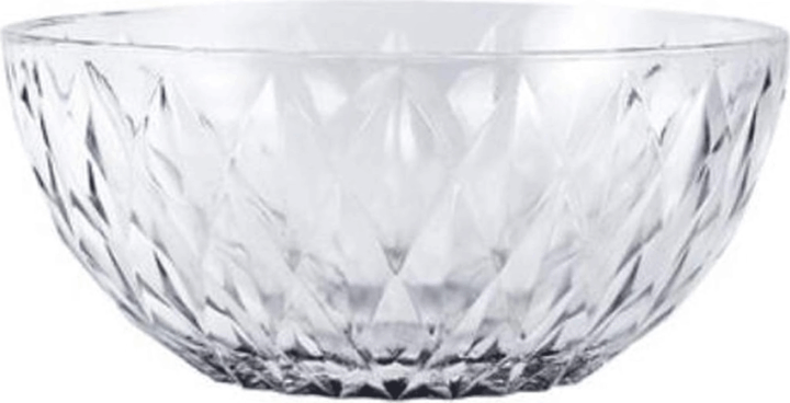 TOO KT-585 Gyémánt mintás üveg tálkészlet (4db/csomag)