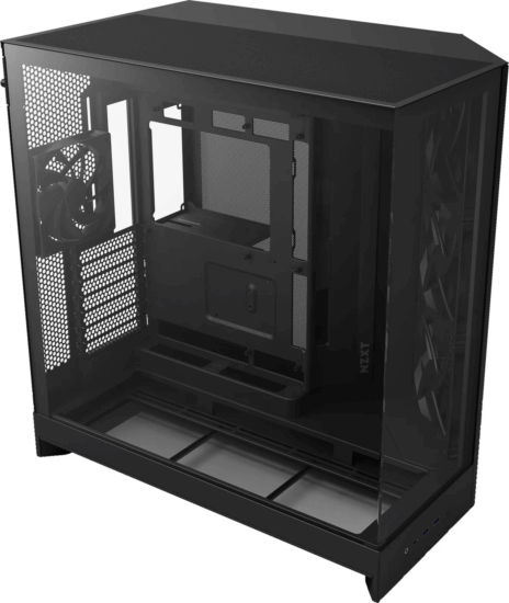 NZXT H9 Flow Midi Torony Számítógépház - Fekete