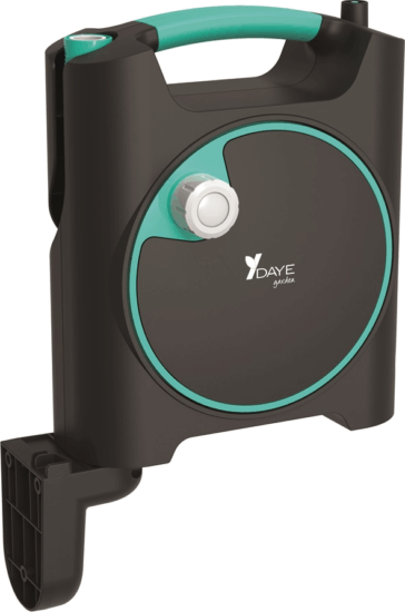 Daye DY647G fali box 5/16" kerti tömlővel szórófejjel és csatlakozókkal 10m - Fekete