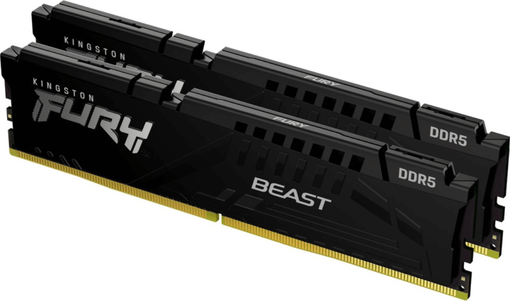 Kingston 64GB / 6000 Fury Beast Black DDR5 CL36 Desktop RAM KIT (2x32GB)