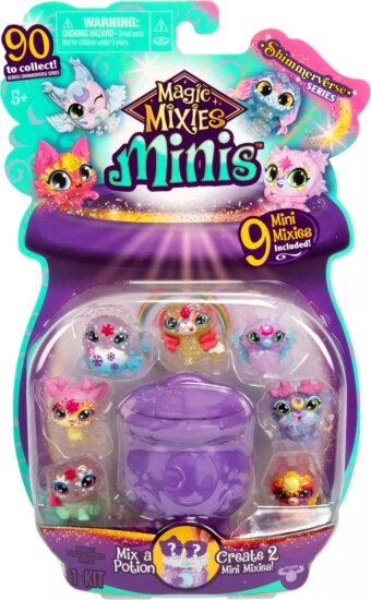 Moose Toys Magic Mixies 9 darabos Mini játékfigura készlet