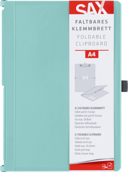 Sax A5-A4 Összehajtható Felírótábla - Zöld