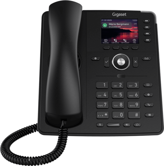 Gigaset P710 IP PRO IP Asztali telefon - Fekete