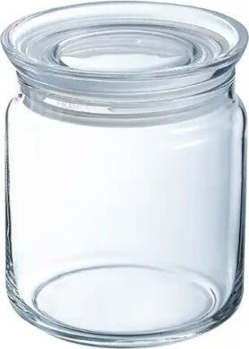 Luminarc 25644 Üveg ételtároló edény fedéllel 4 darabos készlet 0,75L - Átlátszó