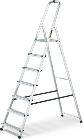 Iris Tools HL-700-7S 7 6+1 lépcsős alumínium állólétra