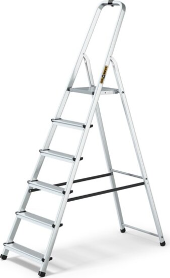 Iris Tools HL-600-6S 6 5+1 lépcsős alumínium állólétra