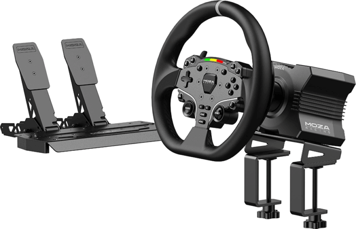 Moza Racing RS20 R5 Bundle Versenykormány + R5 Szervo alap + Pedál - Fekete (PC)