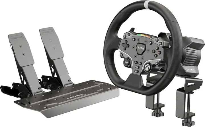 Moza Racing RS053 R3 Bundle Versenykormány + R3 Szervo alap + Pedál - Fekete (PC / Xbox One/Series S/X)