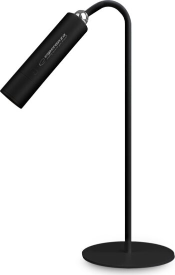 Esperanza ELD118K Agena Akkus Asztali LED Lámpa 12cm - Fekete Esperanza ELD118K Agena Akkus Asztali LED Lámpa 12cm - Fekete