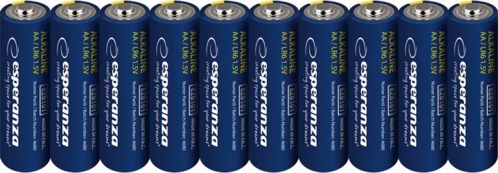 Esperanza EZB112 Alkáli Ceruzaelem AA (10db/csomag)
