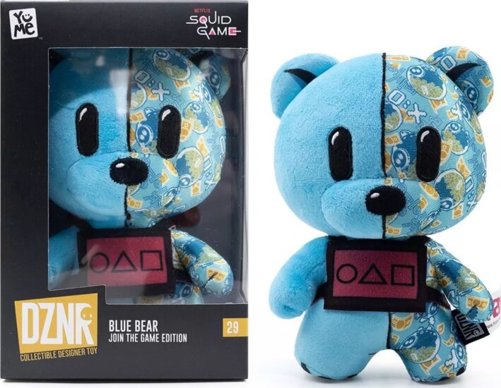 YuMe Toys Squid Game mintás Medve plüssfigura 17 cm