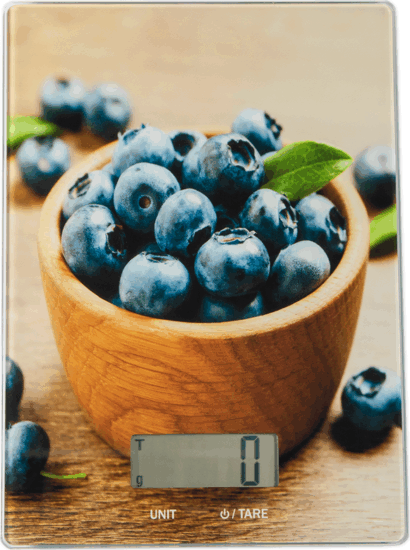 TOO KSC-710 Digitális Konyhai mérleg - Áfonya mintás