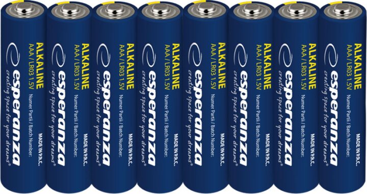 Esperanza EZB104 Alkáli Ceruzaelem AAA (8db/csomag) Esperanza EZB104 Alkáli Ceruzaelem AAA (8db/csomag)