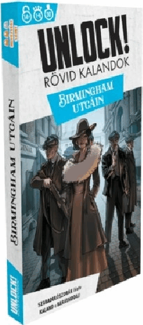 Unlock!: Rövid kalandok - Birmingham utcáin Kooperációs szabadulós társasjáték Unlock!: Rövid kalandok - Birmingham utcáin Kooperációs szabadulós társasjáték
