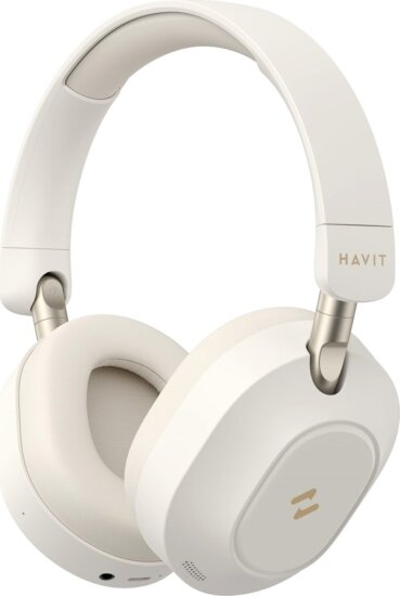 Havit H668BT - BT Bluetooth Fejhallgató Headset - Bézs