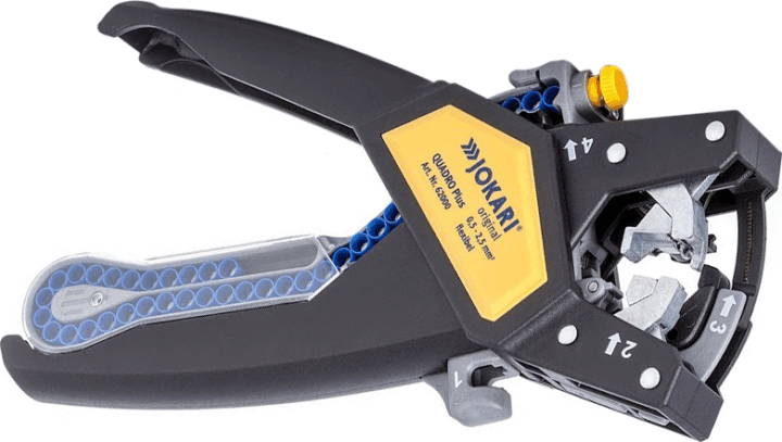 Jokari Quadro Plus Multifunkciós kábelcsupaszító Jokari Quadro Plus Multifunkciós kábelcsupaszító