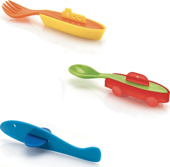 Guzzini Traffic 3 darabos Gyerek evőeszköz készlet