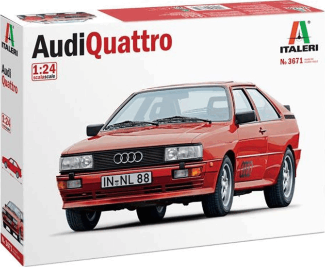 Italeri Audi Quattro autó makett 1:24