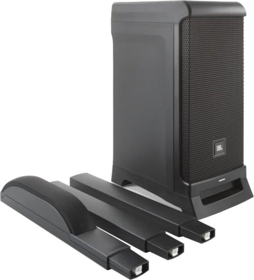 JBL IRX ONE Hordozható 3 csatornás PA Hangfal Keverővel 1300 Watt - Fekete