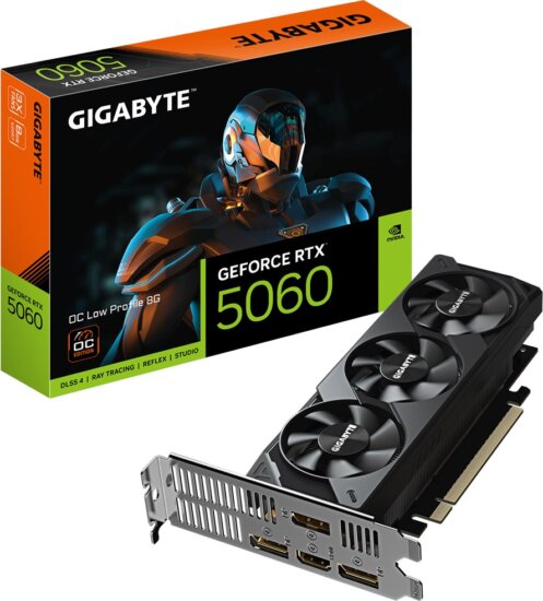Gigabyte GeForce RTX 5060 8GB GDDR7 OC LP Videókártya