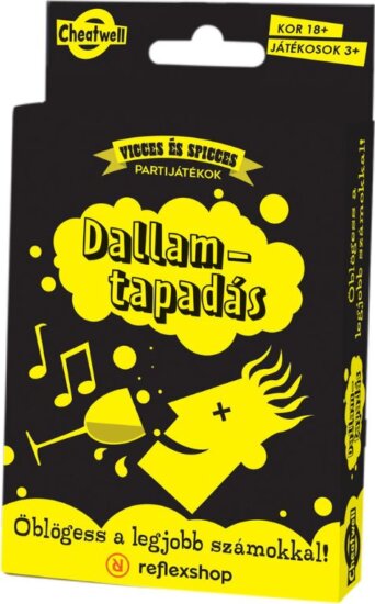 Dallamtapadás ivós társasjáték felnőtteknek 56 db kártyával