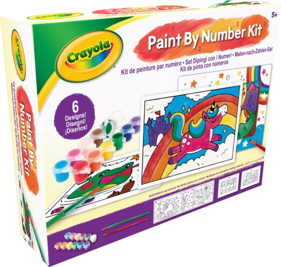 Crayola Festés számok szerint 6db mintával