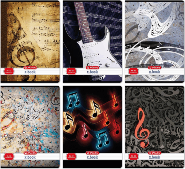 Herlitz Design II 32 lapos A4 hangjegyfüzet - Többféle