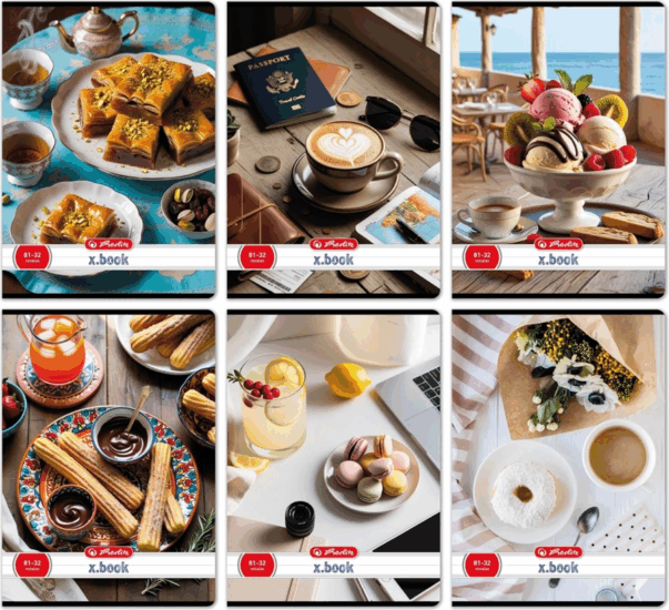 Herlitz Taste the Globe 32 lapos A4 vonalas füzet - Többféle Herlitz Taste the Globe 32 lapos A4 vonalas füzet - Többféle