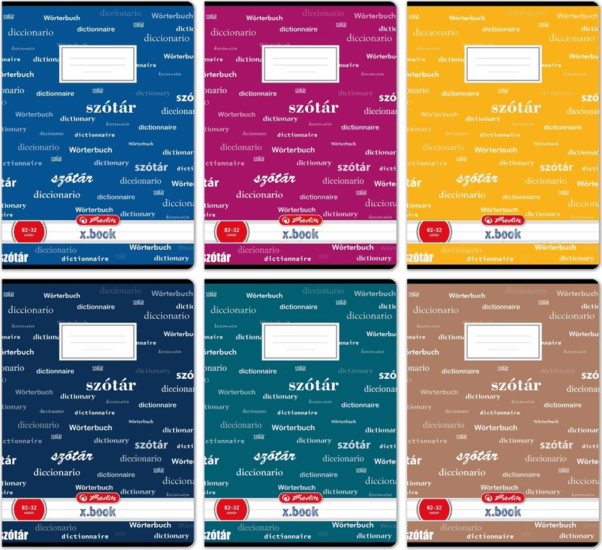 Herlitz Design 32 lapos A4 szótárfüzet - Többféle