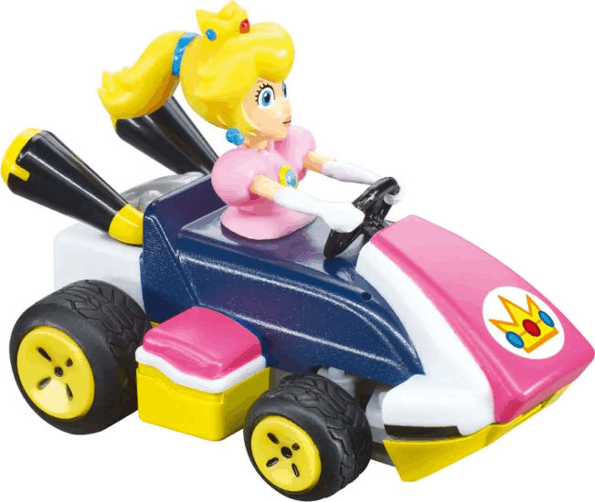 Carrera 2,4GHz Mario Kart Mini RC Távirányítós autó figurával - Peach