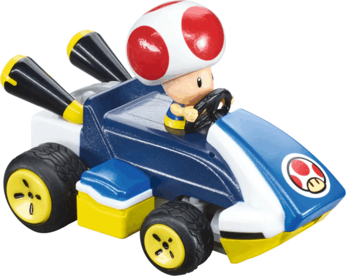 Carrera 2,4GHz Mario Kart Mini RC Távirányítós autó figurával - Toad