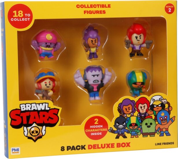 P.M.I. Brawl Stars 8 darabos meglepetés figura csomag - A Verzió P.M.I. Brawl Stars 8 darabos meglepetés figura csomag - A Verzió