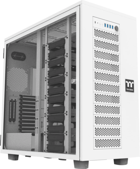 Thermaltake AX700 TG Snow Full Torony Számítógépház - Fehér