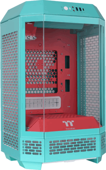 Thermaltake The Tower 250 Mini Torony Számítógépház - Zöld