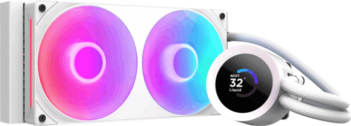NZXT Kraken Plus 240mm RGB All In One Univerzális CPU Vízhűtés - Fehér