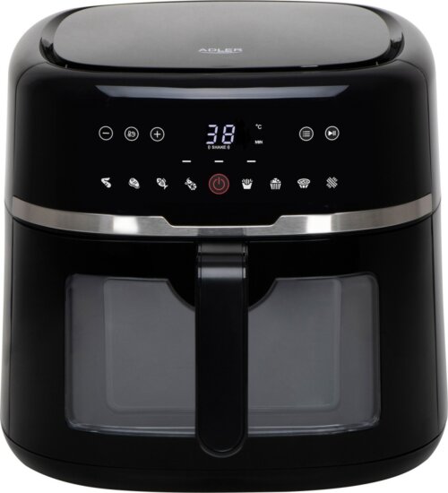 Airfryer AD 6318 AirFryer Forrólevegős sütő 8L 2500 Watt - Fekete
