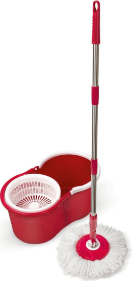 Lamart LT8061 Forgó felmosó szett 12L - Piros