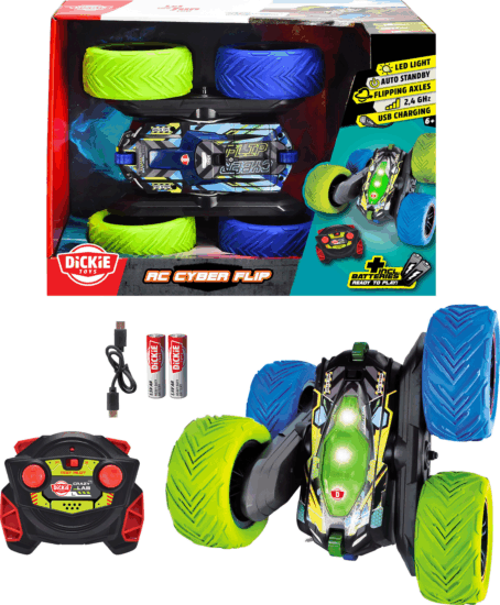 Dickie Toys RC Cyber Flip Távirányítós autó 1:18 Dickie Toys RC Cyber Flip Távirányítós autó 1:18