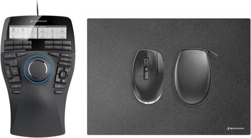 3Dconnexion SpaceMouse Enterprise Kit 2 Wirless Egér - Fekete 3Dconnexion SpaceMouse Enterprise Kit 2 Wirless Egér - Fekete